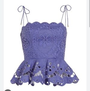 NWT Zimmermann pop embroidered Top